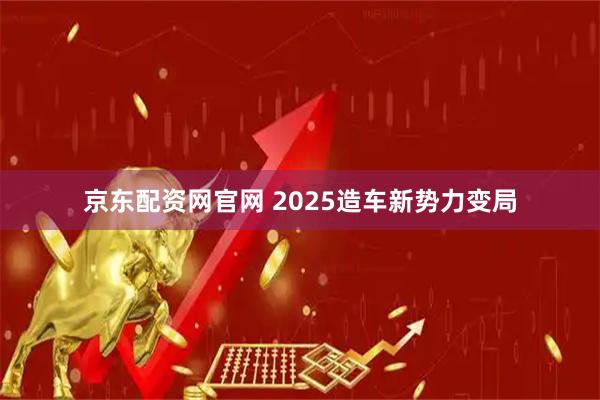 京东配资网官网 2025造车新势力变局